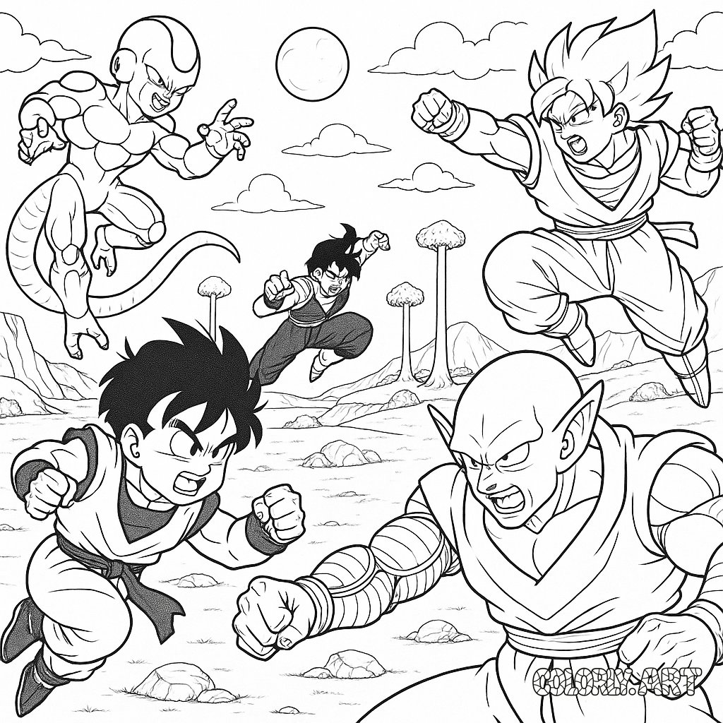 Alien Battle Scene